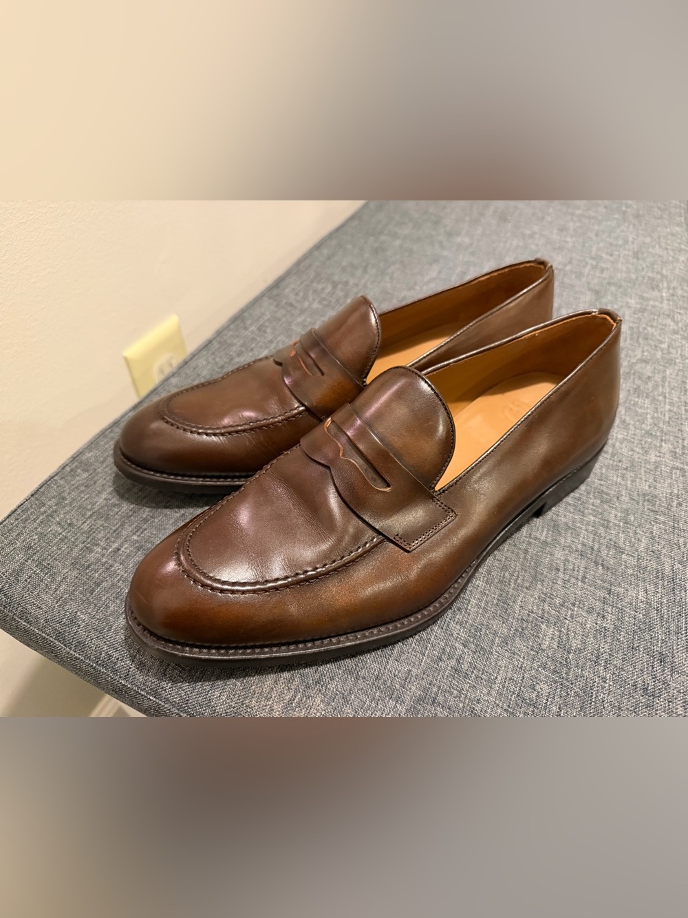 Thursday Boot Company Lincoln Penny Loafers – Dark Brown Leather – Men’s Size 10